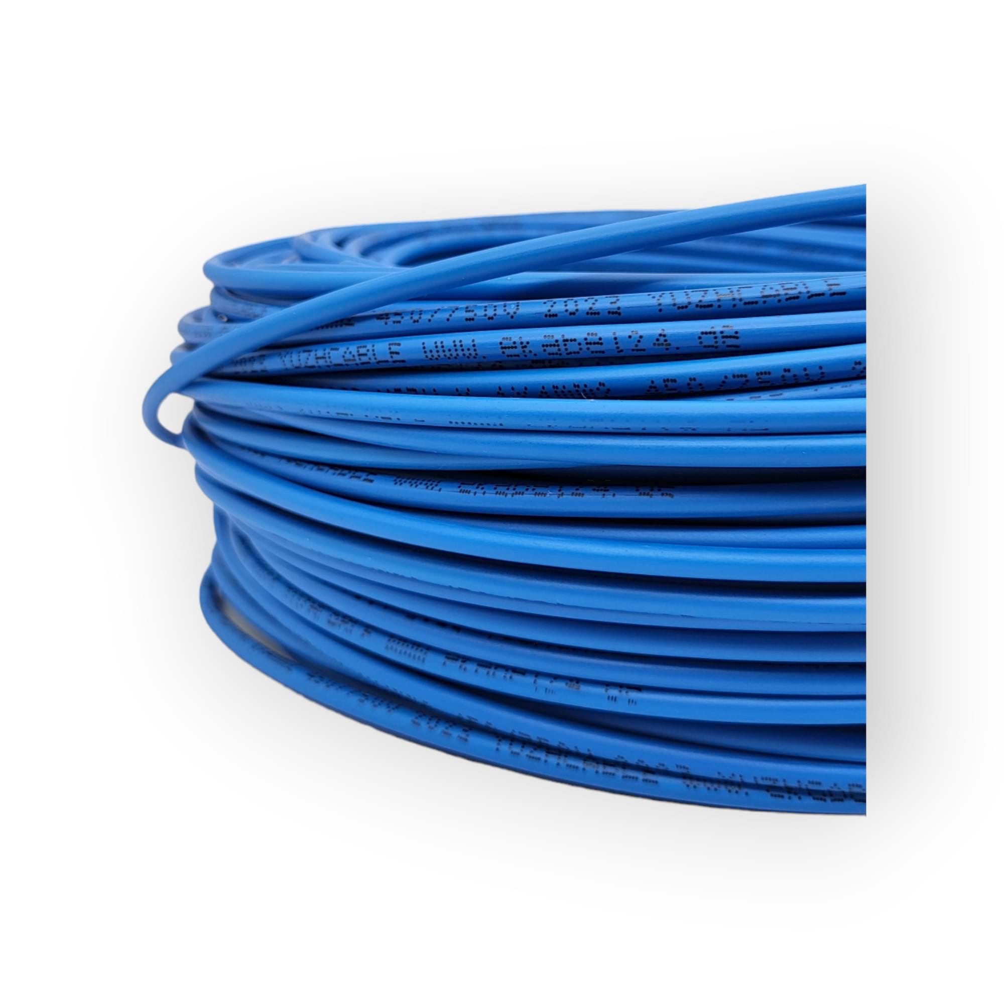 Aderleitung flexibel H07V-K 4 mm² blau 100 Meter