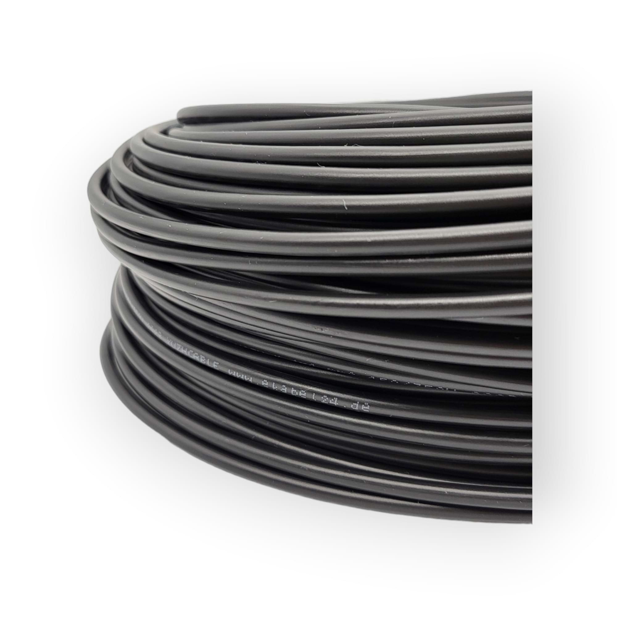 Aderleitung flexibel H07V-K 1,5 mm² schwarz 100 Meter