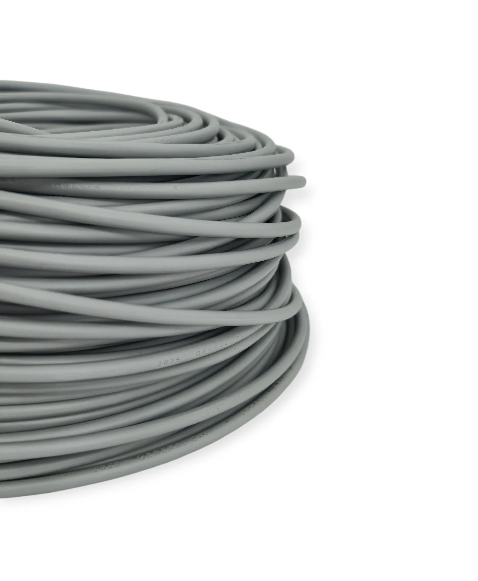 Flexible wire cable H07V-K 6 mm² grey by the metre