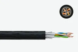 Cat7 DATALINE1000 Outdoor underground cable STP 4X2XAWG23 PIMF PE SW