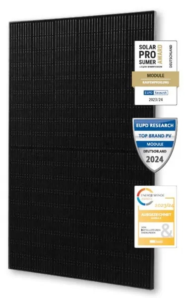 SOLARFABRIK S4 450 Trend Full Black Solarmodul G-G
