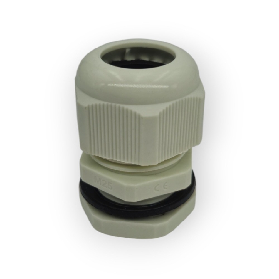 Cable gland M25 10 pcs grey