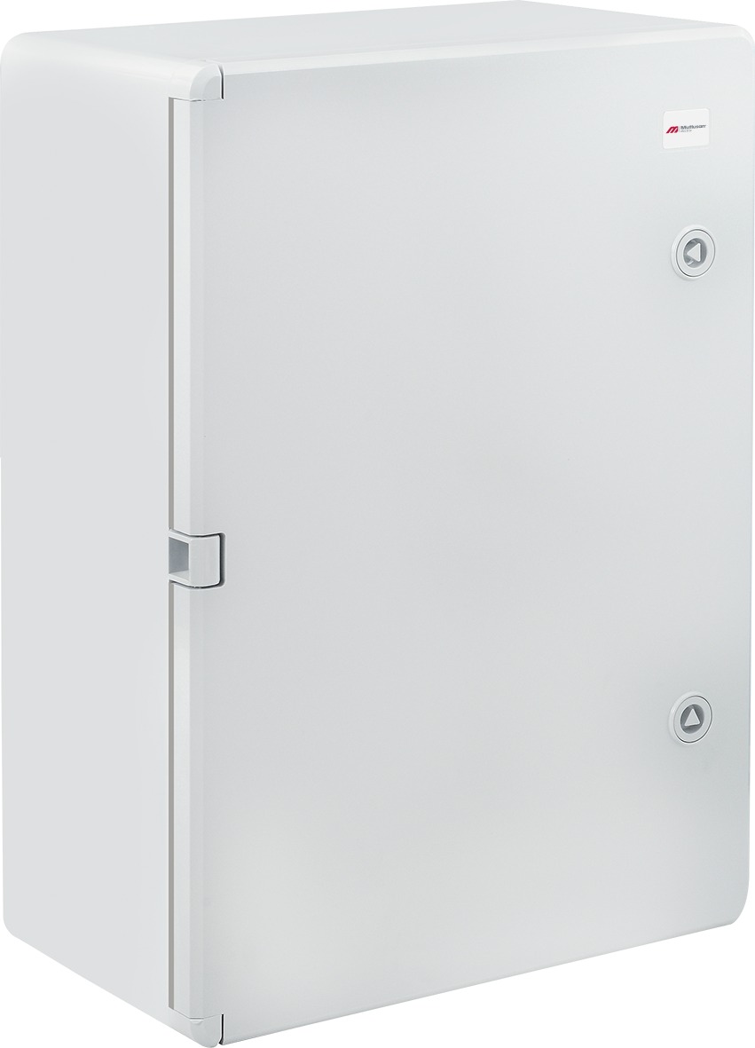 Schaltschrank ABS 350x500x190 undurchsichtige Tür mit Montageplatte IP65