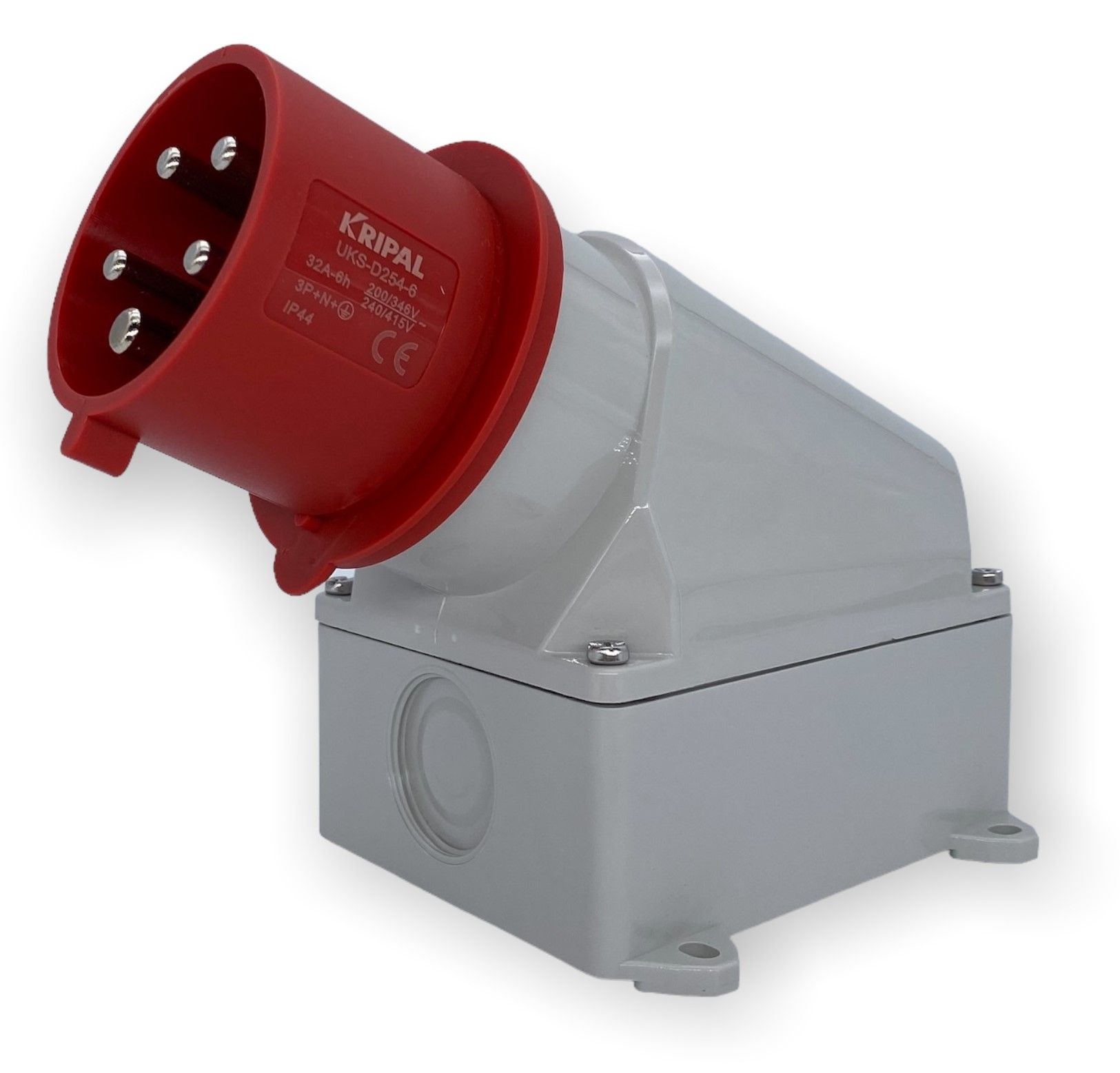 IP44 16A 5P 400V 6h CEE Wandstecker Ekabel24.de